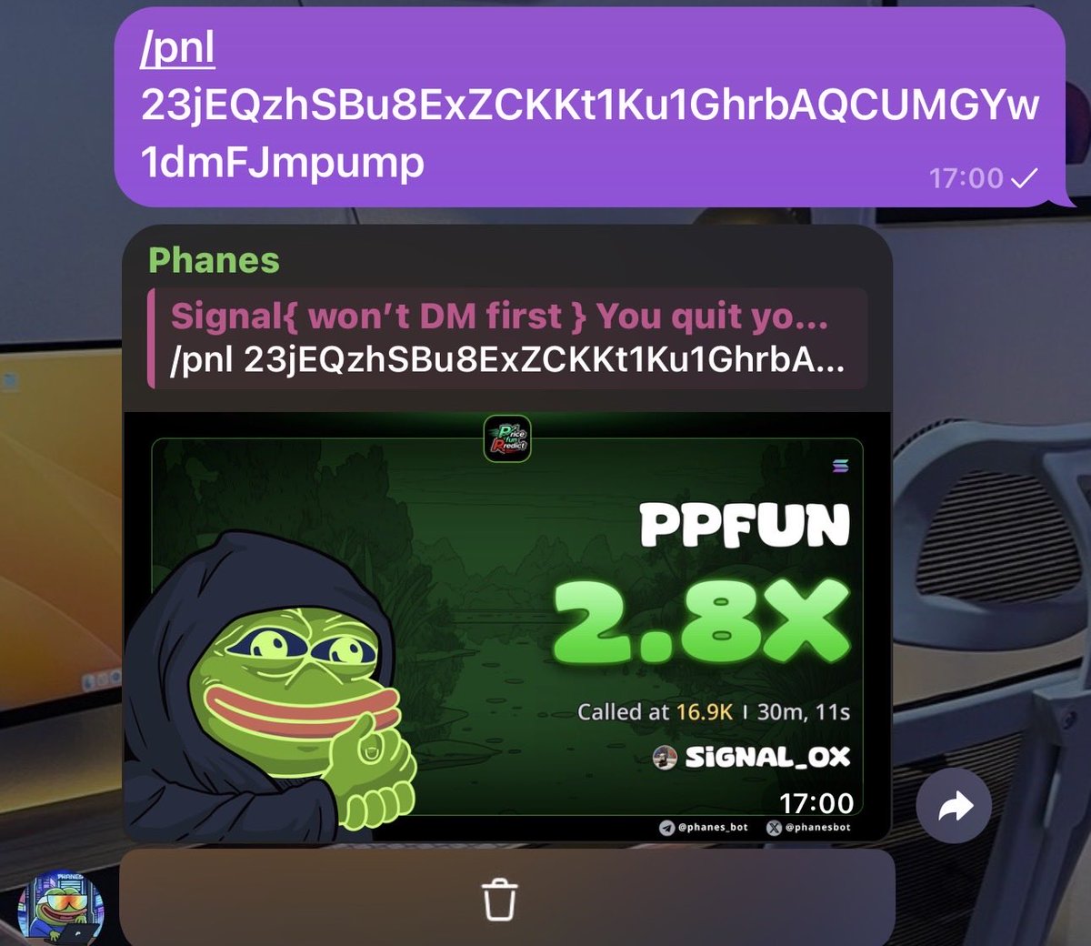 Signal_ox's tweet photo. 2X from my call on $PPFUN

23jEQzhSBu8ExZCKKt1Ku1GhrbAQCUMGYw1dmFJmpump https://t.co/PIXPJTsTND