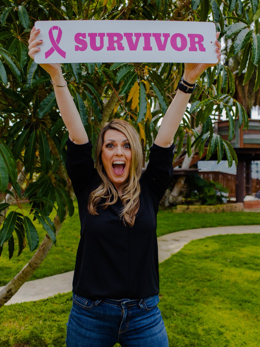 UCSDHealth's tweet photo. Nine years cancer-free. 💗 

After an aggressive #BreastCancer diagnosis at 39, Michelle underwent chemotherapy, surgery, radiation and two clinical trials. Today, she's celebrating 9 years in remission and the hope made possible by advancing #CancerCare. https://t.co/zYHjnweIVy https://t.co/tCDvvp1Sty