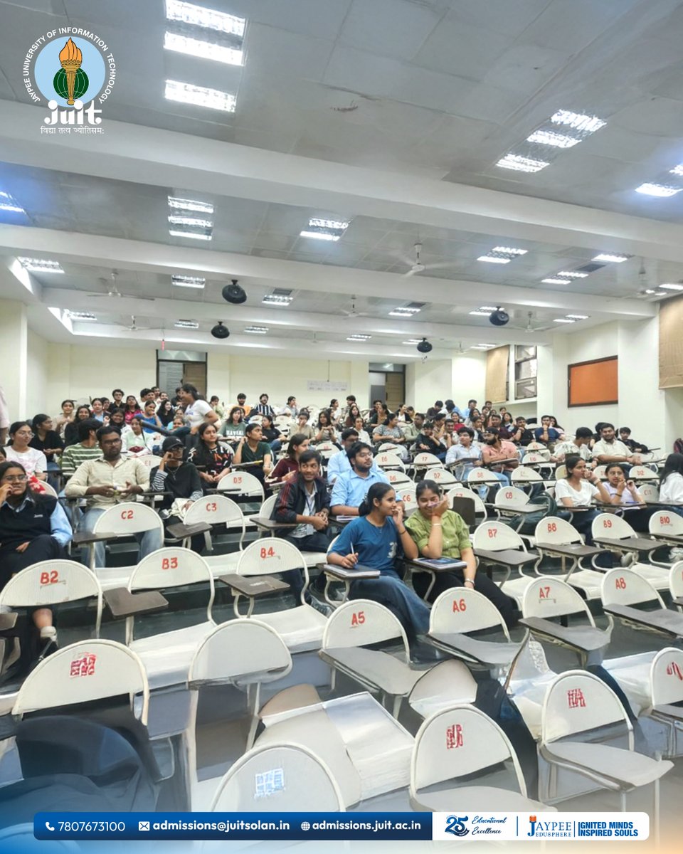 JuitWaknaghat's tweet photo. From hidden clues to sharp teamwork, students dived into the ultimate test of logic at DECODED (SYNAPSE, NEXUS'26)🕵️♂️🧩.
#juit https://t.co/R3KhxQMBU4