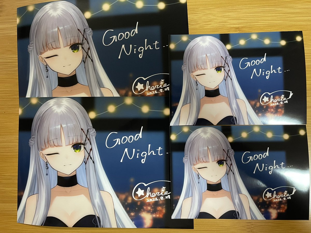 sensyubouei's tweet photo. 見惚れるほど美しいシェリーさんが届きました！サインも嬉しい！こちらこそ、いつもありがとうございます😭

おやすみウインク😉シェリーさんもネップリしてきました。綺麗かわいい〜
#ねぇシェリーこっち向いて https://t.co/poZiKQbgr8
