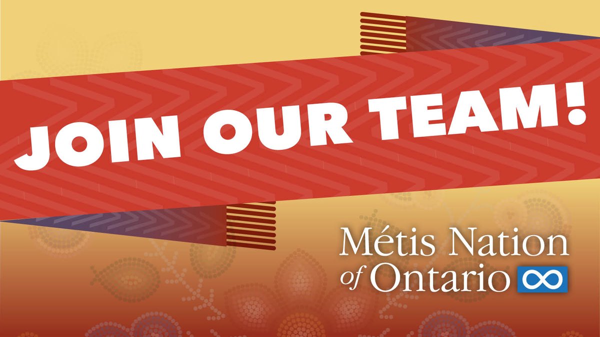 MetisNationON's tweet photo. The #MNO is expanding and seeking talented candidates to join our team! 

For a complete list of openings, please visit: https://t.co/63VplGM2k0 https://t.co/T0ruz5DuQ5
