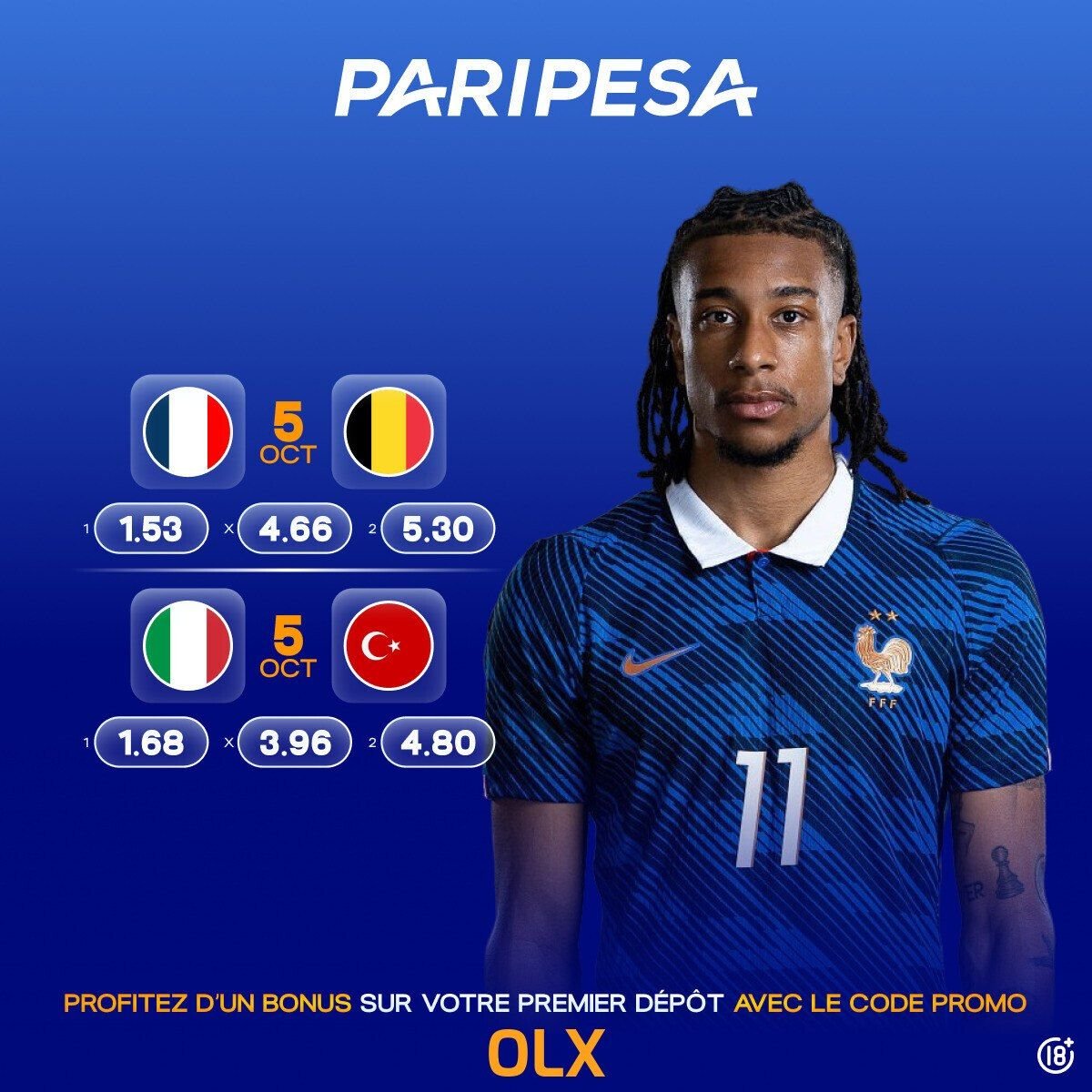 OddsArena6's tweet photo. New To Paripesa 
REGISTER HERE 👇👇
link to site → https://t.co/WNGgWX42ei
link to app → https://t.co/FjKrEm5rlM
🎁 Promo code: OLX https://t.co/QDX9y06NgD