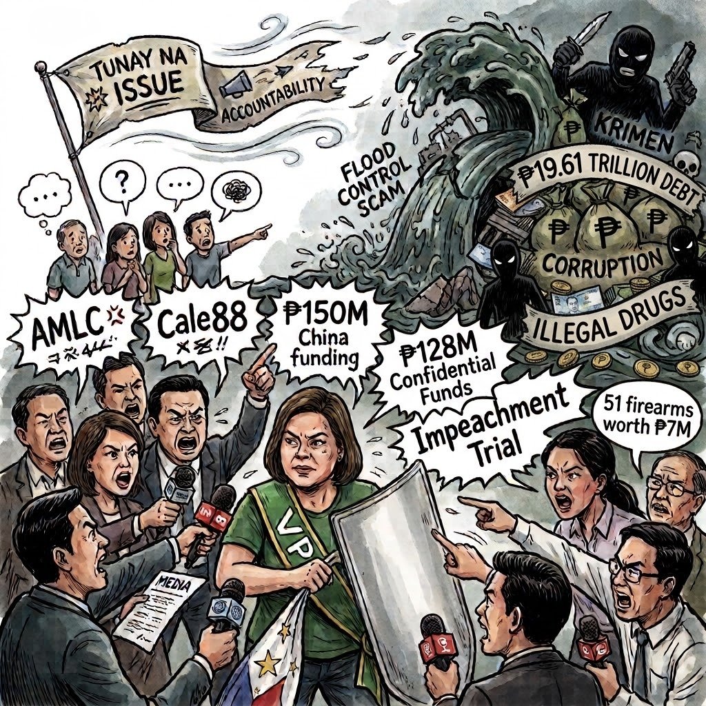 a_levi84's tweet photo. Habang nakatutok ang lahat sa AMLC & China funding claims laban kay VP Sara, parang nakalimutan na at nabaon sa hangin ang bilyun-bilyong Flood Control Scam! Tanging si VP na lang ba ang nakikitang target? 🥺💸
🔔 FOLLOW & 📲 SHARE
#VPSara #FloodControl #PHNews https://t.co/qm18SFW20j