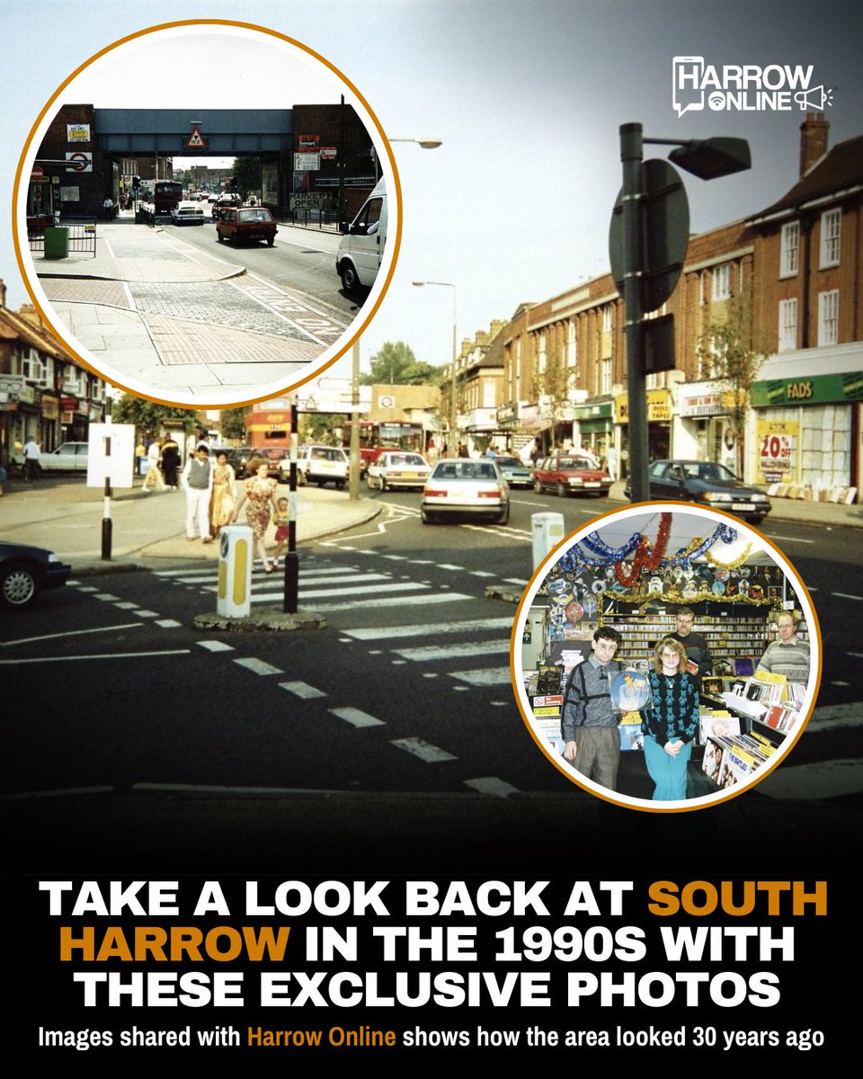harrowonline's tweet photo. These brilliant old photos offer a proper look back at South Harrow in the early 1990s, with Northolt Road looking very familiar in some places and completely different in others. Link in bio. #Harrow #HarrowOnline #HarrowNews #SouthHarrow https://t.co/Q5bxcmpIfw