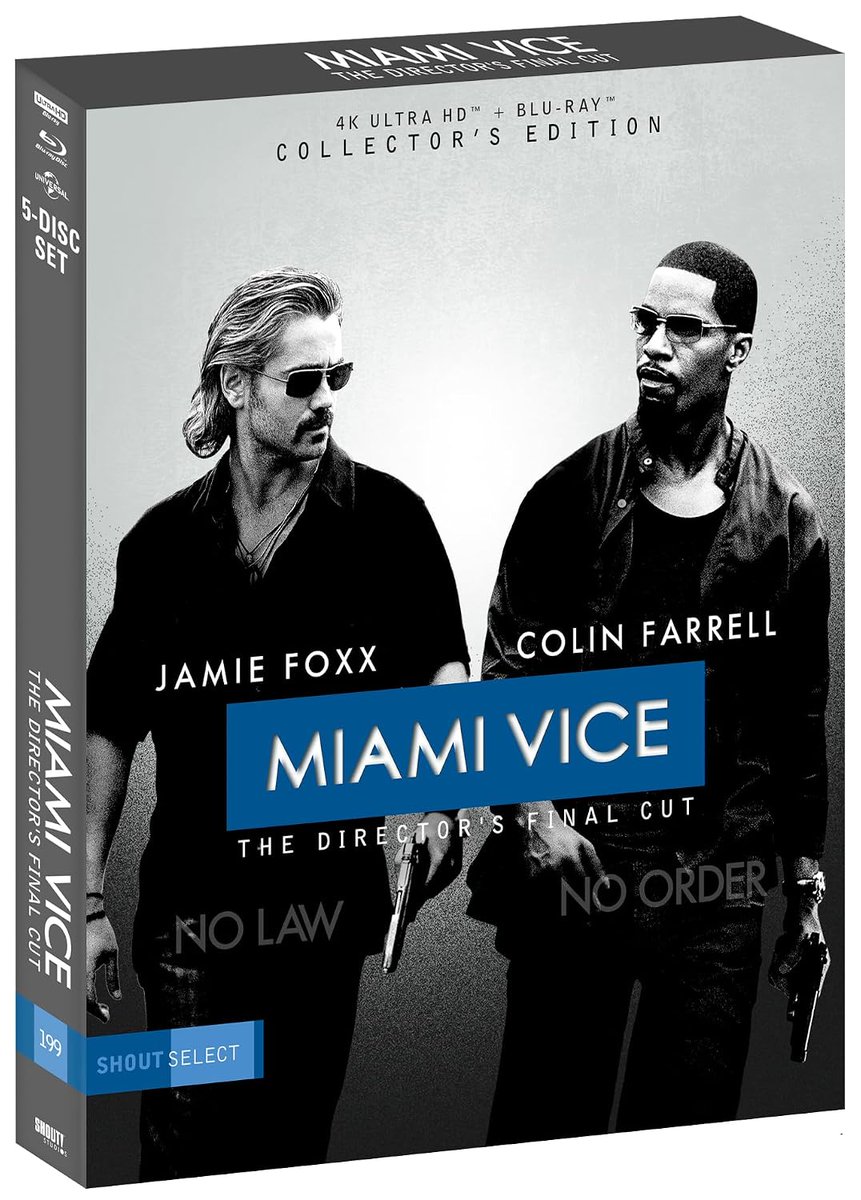 hdreport's tweet photo. Miami Vice: The Director's Final Cut 5-disc Collector's Edition is down to $64.99 (List: $79.98). Street date: Dec. 15. https://t.co/7SbrkEUB1k https://t.co/4HQr5OBxPH