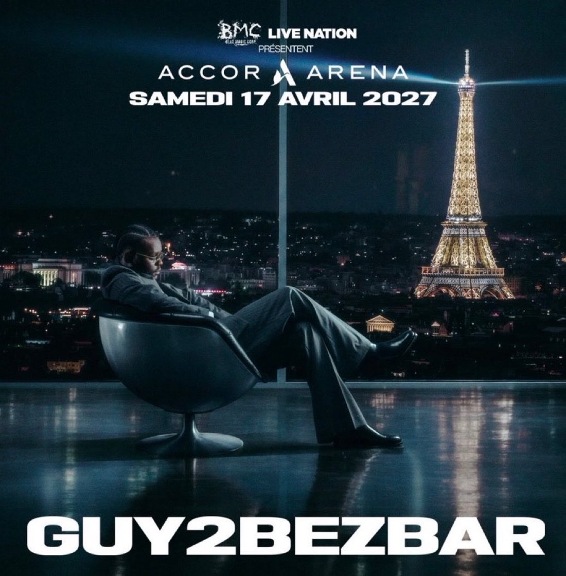 Kulturlesite_'s tweet photo. 🚨 GUY2BEZBAR annonce une DATE de CONCERT à l’ACCOR ARENA !!

🗓️ 17 AVRIL 2027 https://t.co/oAh5MVhpy5