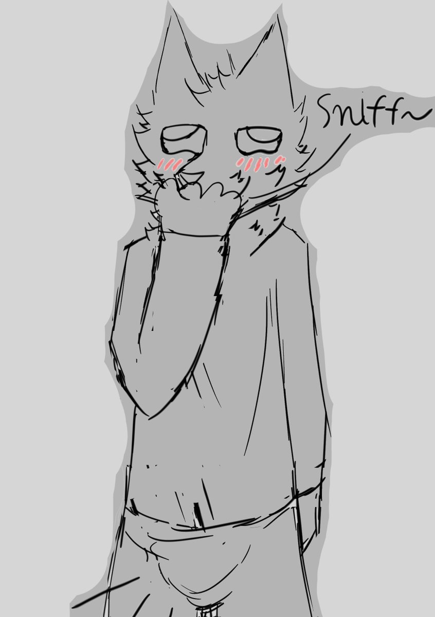 thecatidk's tweet photo. Snifff ~~~~ #furry #furryart #furryoc https://t.co/MYZxfrOpUi