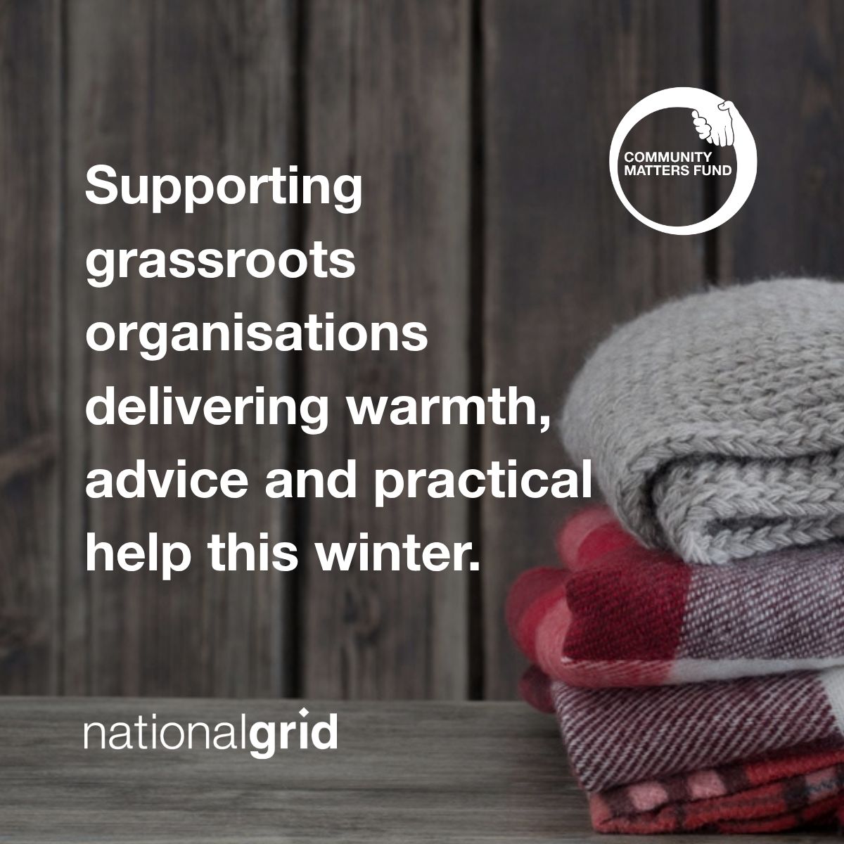 Localgiving's tweet photo. TIME TO APPLY! Closes Friday 14th October. Community Matters Fund (Energy Affordability) 2026 from @gridcustomersuk

£500k is available for to tackle fuel poverty + improve energy affordability in their communities. 

More- https://t.co/Wg4HOfkU8D

#GridCommunityFund https://t.co/w9BhWlkulo
