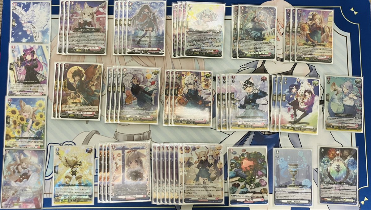 yuurik0227's tweet photo. 【ヴァンガードデッキ紹介】
VFCつくばの8トナ&amp;金曜日のチーム対抗戦で使用した、ドレスアップフェネルです！！

Snow&amp;Sorrowが強すぎる👀あと、ストレージャとめっちゃ相性がいいです！！！

久しぶりに回したけど、すごく楽しかったので定期的に使いたい🥺🩷 https://t.co/ftf3fex6lY