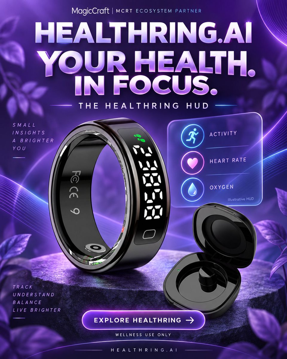 MagicCraftGame's tweet photo. Moira is proof that magic and technology can share one world.

Across the wider MCRT ecosystem, HealthRingAI turns daily wellness signals into a clearer HUD.

Explore it: https://t.co/OSGfKUtbca https://t.co/9VAUtyYMqi