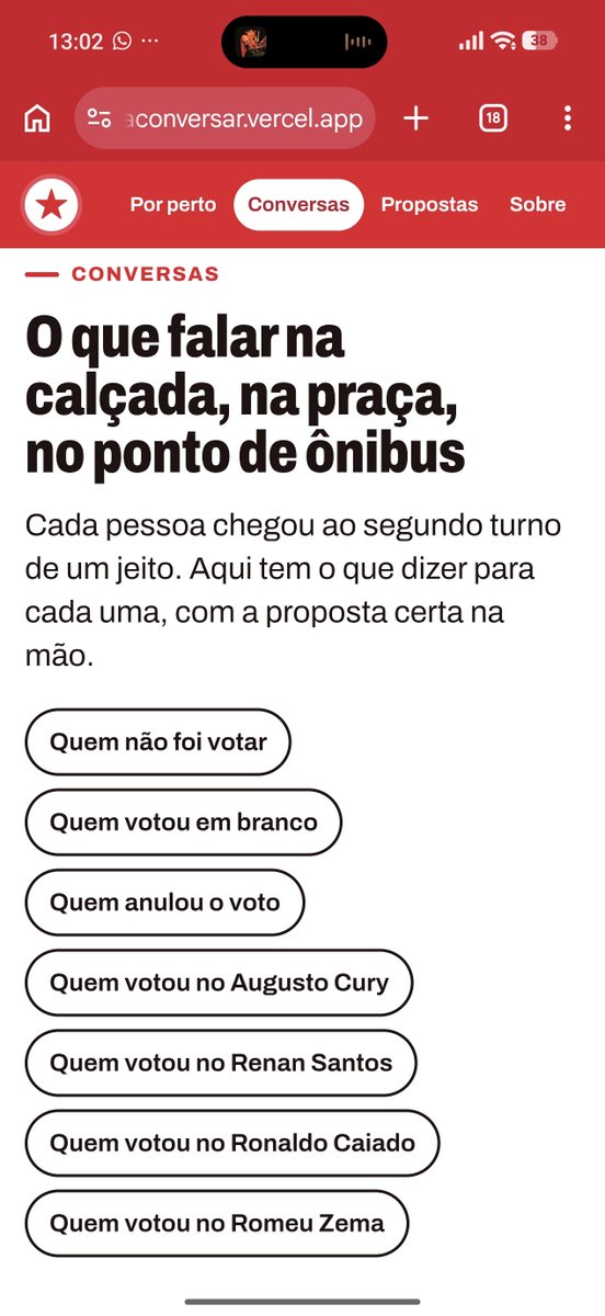 m4_Gadelha's tweet photo. Link do Site do PT com orientações pra virar voto: 
https://t.co/50MmY9fDE1 https://t.co/2WF1tRney8