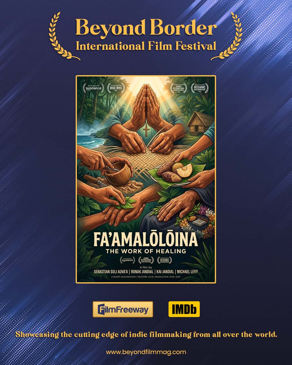 beyondborderiff's tweet photo. S23 official entry 🎬 - "The Work of Healing" directed by Sebastian Soli Auva'a.

#bbiff https://t.co/RduQxtLySc