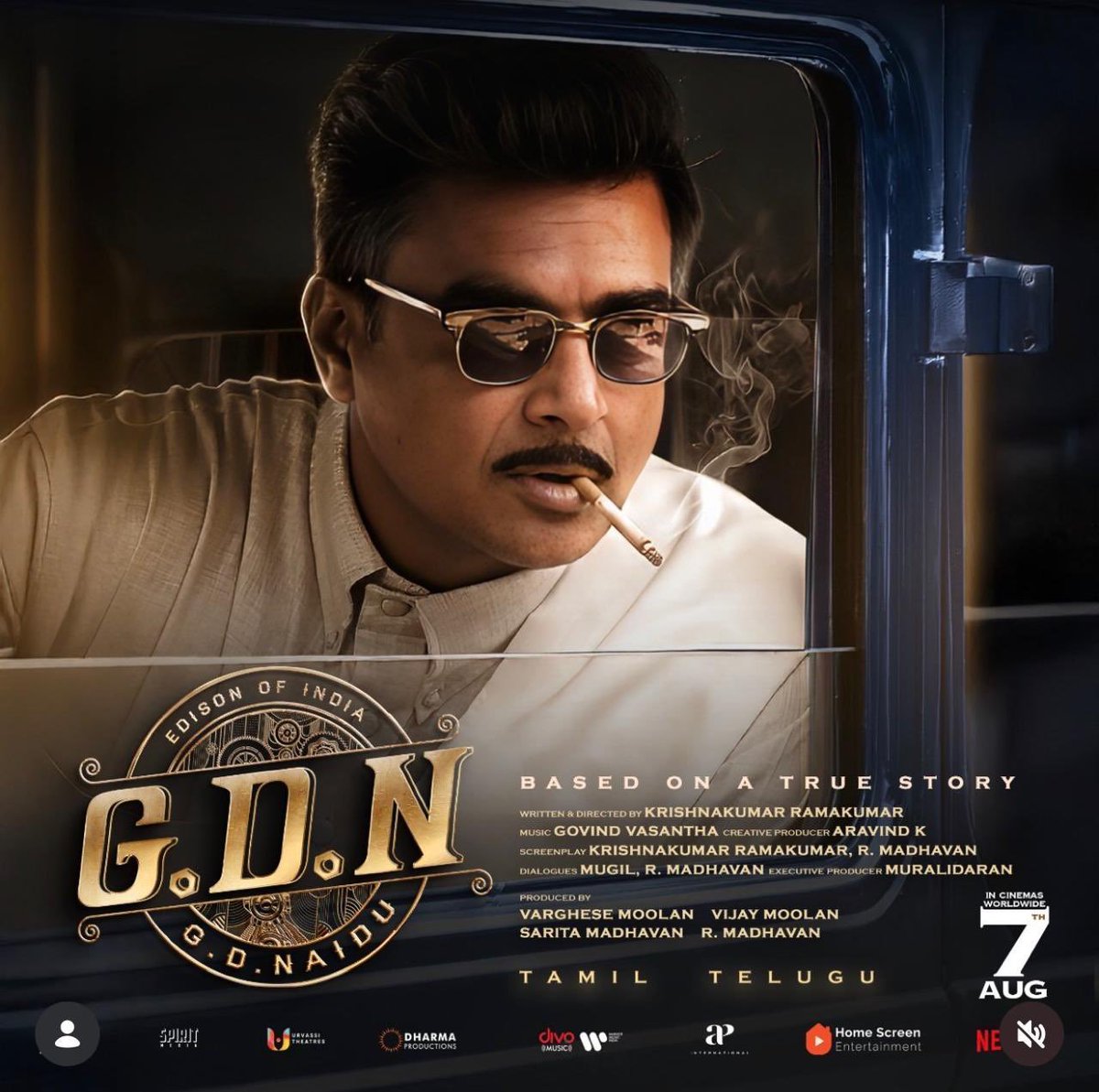 itheiyi's tweet photo. #GDN 🔥 Recently watched... 👀🎥📽️
A Biophich movie....🤩🔥
@ActorMadhavan 2 or 3 movies story choosing... 🤗🤗🔥
Direction working an Excellent 👌👍 https://t.co/Zq0t1RPUhI