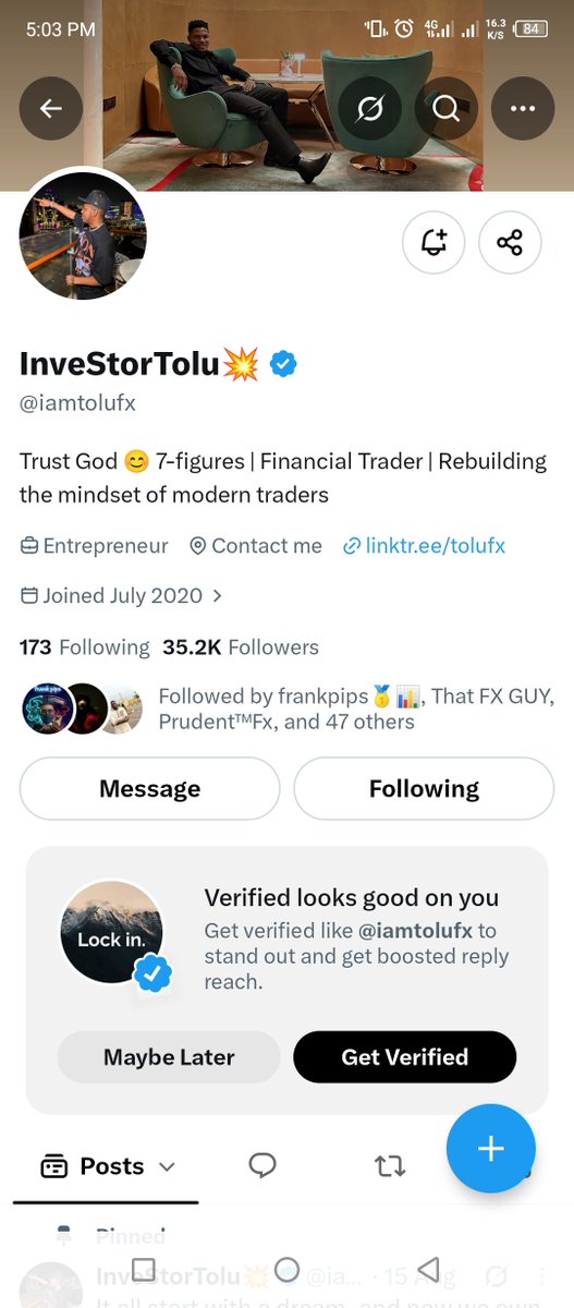 Dr_aderogba's tweet photo. @Akindamolafx @EquityEdgeUK @iamtolufx @hendrayhorc All done boss ✅
 I’ve always admired your discipline and courage in trading, it’s truly inspiring. I’m also a trader, but I currently struggle to afford prop firm challenges. The last one I had was blown during the funded phase. I’m still committed and improving. https://t.co/2p1G35bVcX