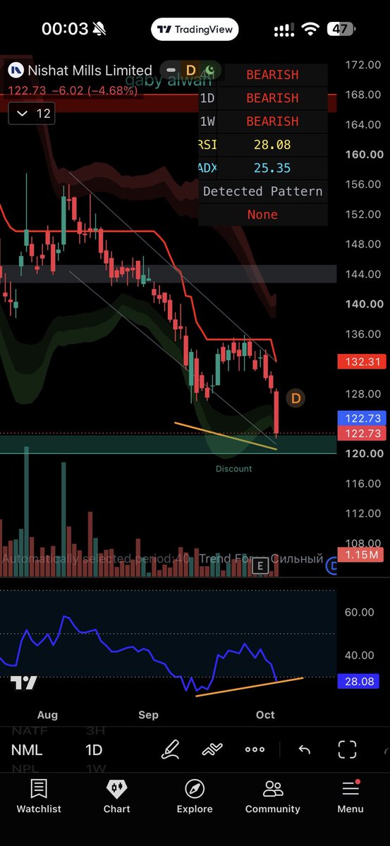 dr_kaust's tweet photo. #NML hidden bullish divergence pattern 
#kse100 #psx https://t.co/WExZqT37j3