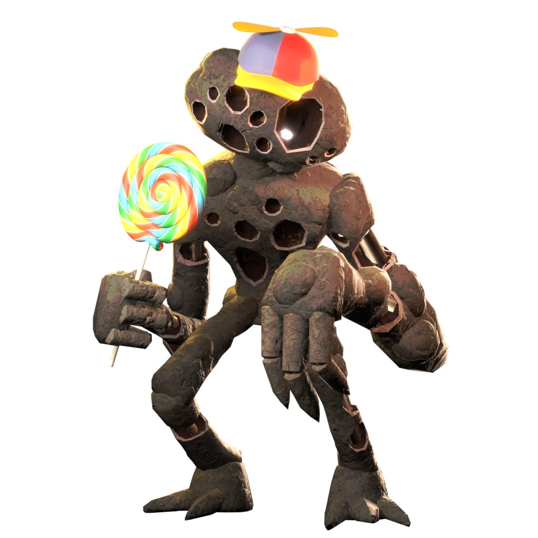 LertyTheWha1311's tweet photo. i gave creak a propeller hat and a lollipop
it emphasizes how full of joy and whimsy it is, even if only somewhere deep inside, underneath the layers of concrete and meld https://t.co/THH4gvvEm1