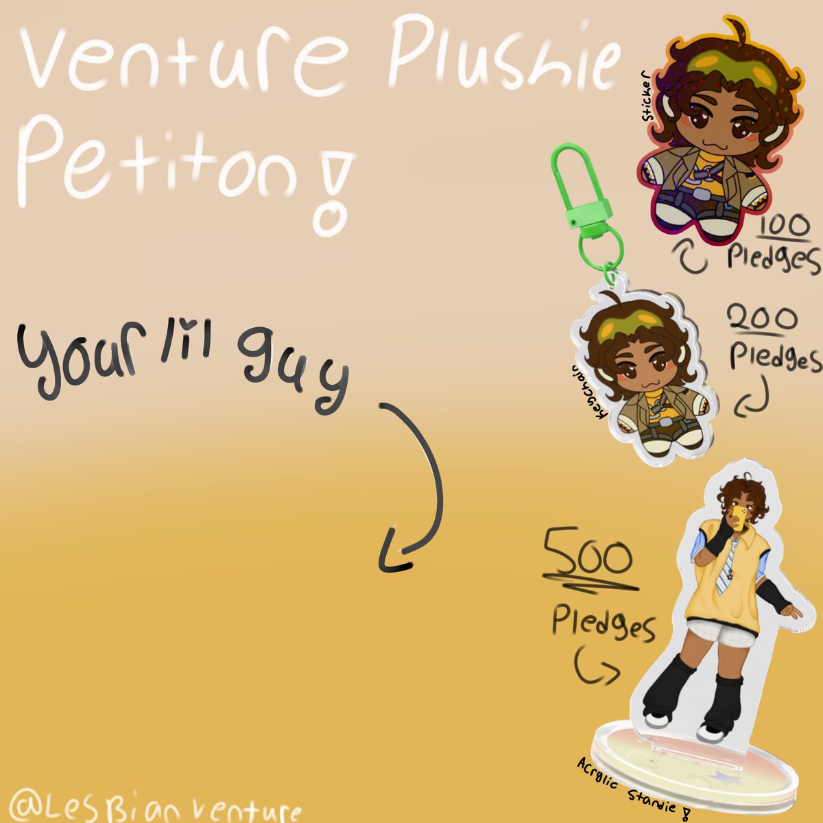 lesbianventure's tweet photo. As we near the end of the campaign I’ll try and promote daily,, we are currently at 63% meaning we are 37 pledges away from our goal!! We are a lil less than 8 days away from the end:) #overwatch #venture https://t.co/oDzpjgSydK
