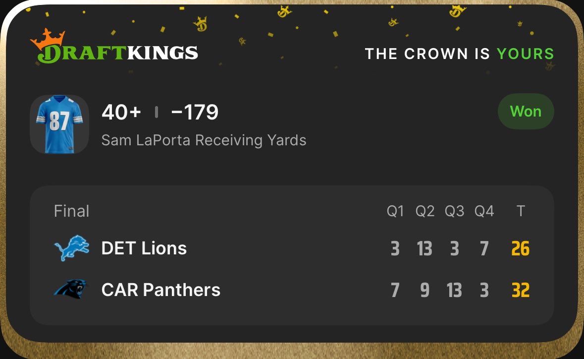 HouseofAbyss's tweet photo. The Lions missed the win. LaPorta met the standard. Forty-plus receiving yards—individual production still counts 🏈

Who do you trust to deliver regardless of the scoreboard? https://t.co/1VaU7wmbfq