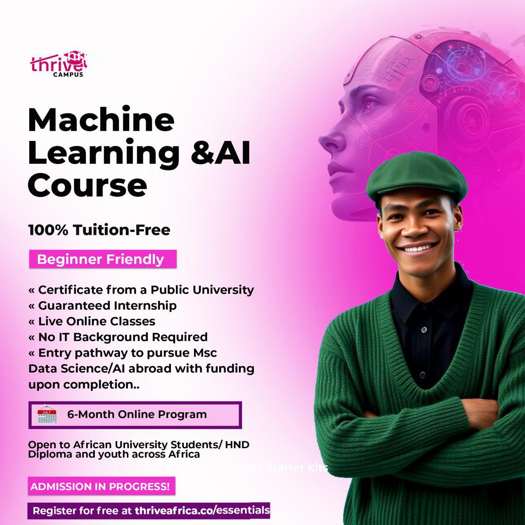 Pious_Aboagye's tweet photo. Your laptop can be your office. Your skills can pay in dollars.

Thrive Africa is giving YOU the chance to master high-income digital skills and launch a real career.

Get support to study abroad and land high paying job opportunities

https://t.co/b8jiYC7cfS https://t.co/XD6PLt77ro