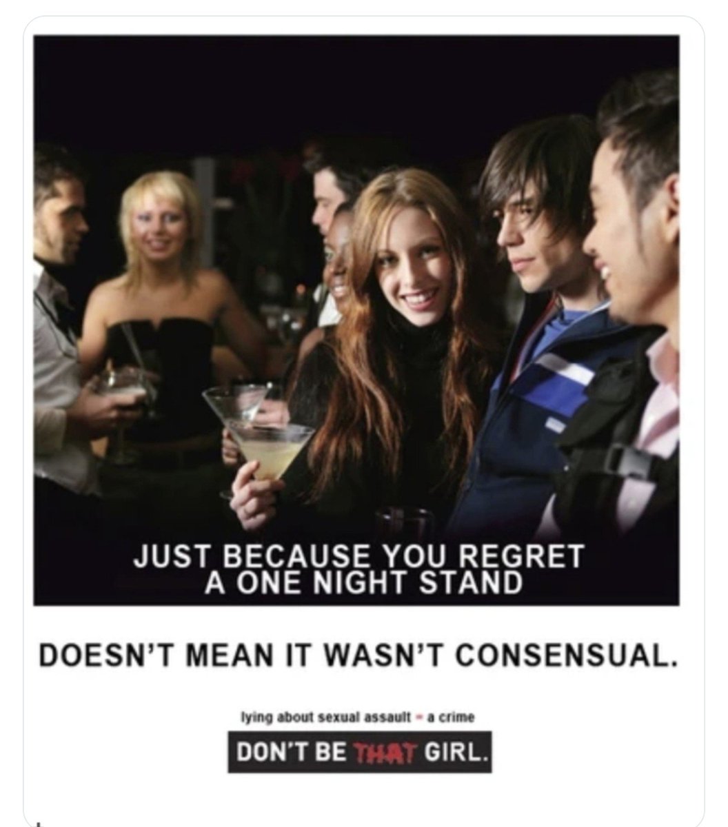 BlackBeard20096's tweet photo. False r*pe allegations are miss-informatiion.
Don't be that girl. https://t.co/FZdTrelOTv