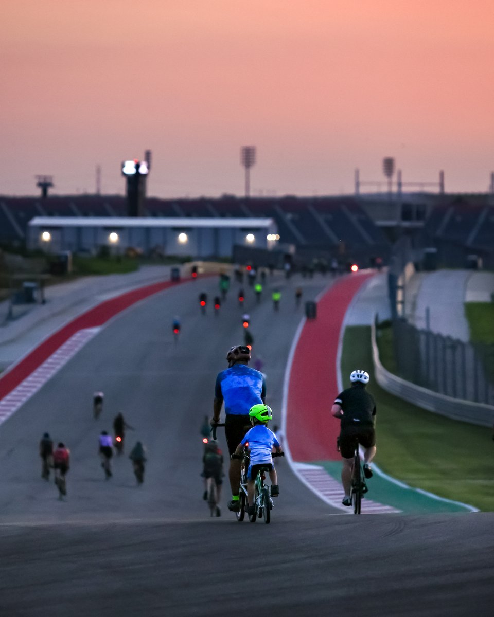 COTA's tweet photo. Due to popular demand, we’ve added another Bike Night date tomorrow! Get your laps in at COTA and register early at https://t.co/hafuiUlVGZ https://t.co/UgOW4yZ4C7