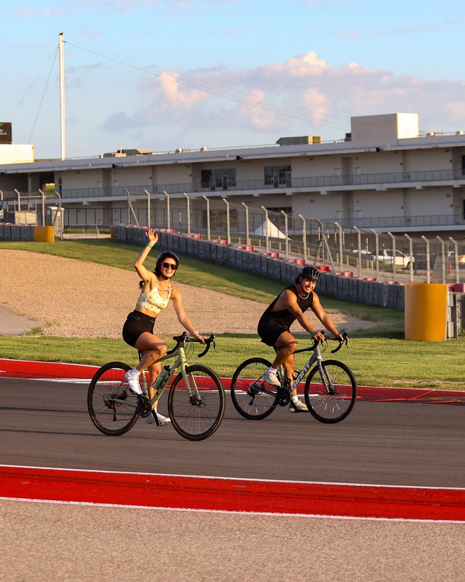 COTA's tweet photo. Due to popular demand, we’ve added another Bike Night date tomorrow! Get your laps in at COTA and register early at https://t.co/hafuiUlVGZ https://t.co/UgOW4yZ4C7