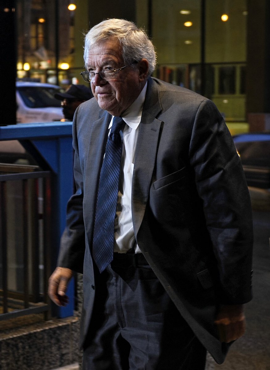 maddenifico's tweet photo. No surprise. In a CBS News post on X announcing the death of disgraced former Republican House Speaker Dennis Hastert, fascist-friendly editor-in-chief Bari Weiss completely omitted Hastert's history of sexually abusing teenagers while coaching wrestling at a suburban Chicago high school.

The "serial child molester" was sentenced to 15 months in prison, fined $250,000, and ordered into a sex-offender program.