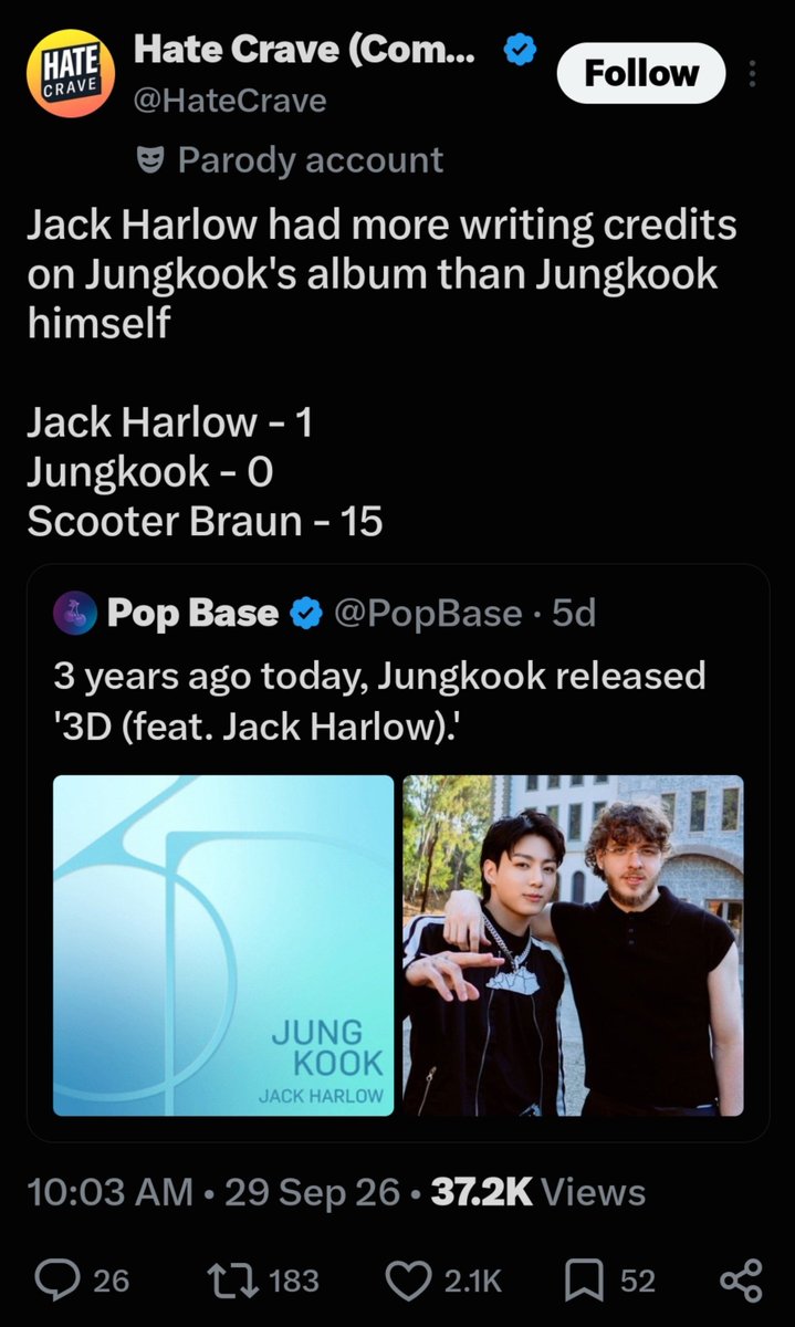 pinkiecreami's tweet photo. Given that heeseung has composition, writing and background vocals credits on all tracks of the album (and his solo music) and producer credits on 6 out of 8 tracks as well performance direction credits on his live films, i think it's safe to say jk wasn't the inspiration here https://t.co/47KPodnBHp
