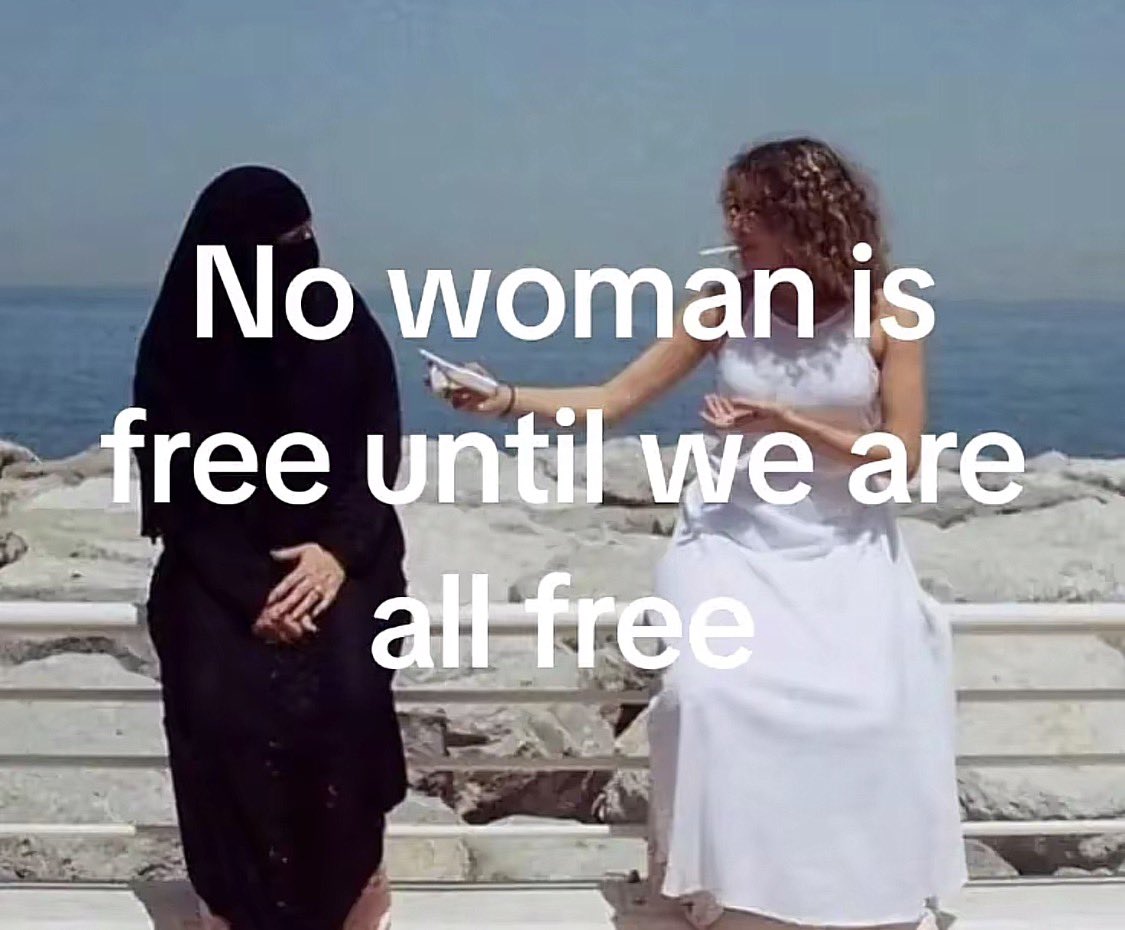 ivory2j's tweet photo. #٢٠٣٠_بلا_نقاب5
No women is free until all women are free https://t.co/JkhCgknUba