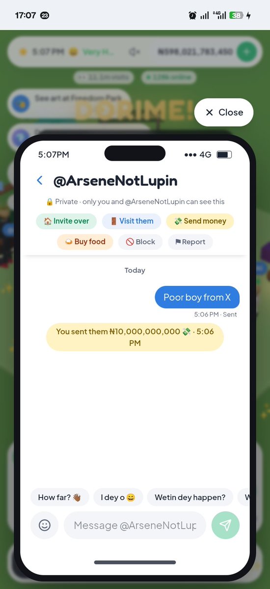Ade_Samuel19's tweet photo. @OYE1408 Your mind don dey 😂 https://t.co/HlBsbLyq9C