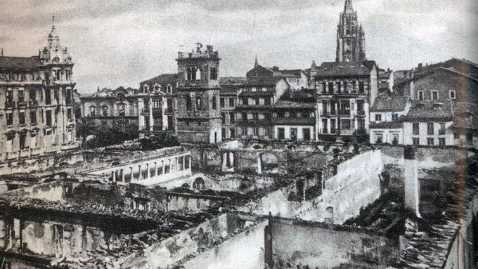 Dario_Madrid_F's tweet photo. Hoy hace 92 años, 5 de octubre de 1934, que comenzó un golpe de estado contra la Segunda República. Lo llamaron huelga general revolucionaria, triunfó únicamente en Asturias y fue instigado por el PSOE q había desechado la vía parlamentaria para lograr el triunfo del socialismo. https://t.co/MLMkB0DQE8