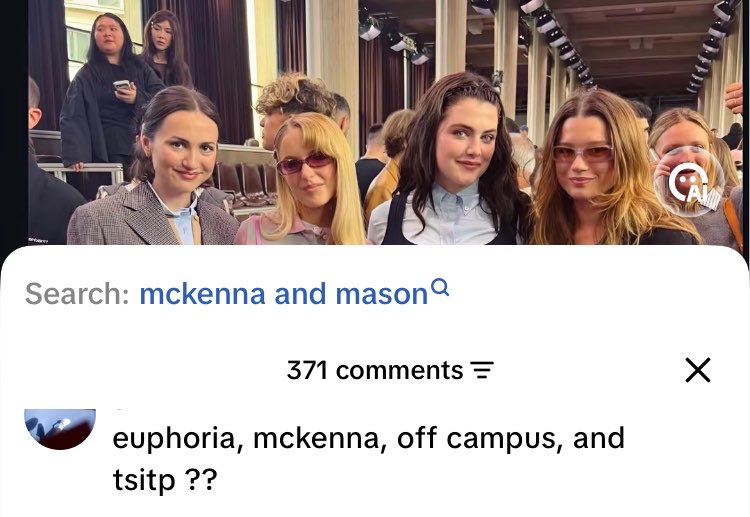 alliepls's tweet photo. “mckenna.” 😭 https://t.co/Hly8VWld3d