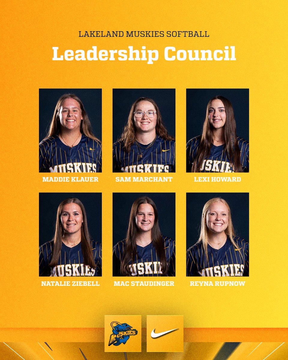 MuskiesSB's tweet photo. Please join us in recognizing our 2026-2027 Leadership Council! 🥎🤝🐠

Elected by the team, interviewed by the coaching staff, and committed to serving in this important role, these leaders will help set the standard for our program in the year ahead.

#RollSkies x #Mudita https://t.co/NwJNWf5ENA