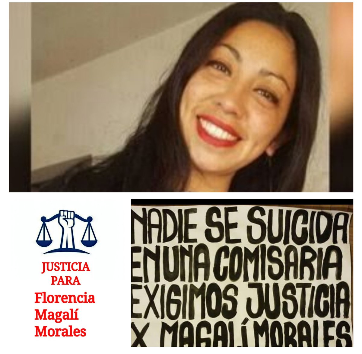 Celeste70466815's tweet photo. 6 años y 6 meses del homicidio de mi hermana Florencia Magali Morales y todavía no logramos justicia con penas ejemplares . NADIE SE SUICIDA EN UNA COMAISARIA ...!!! https://t.co/2x6hkZmWm5