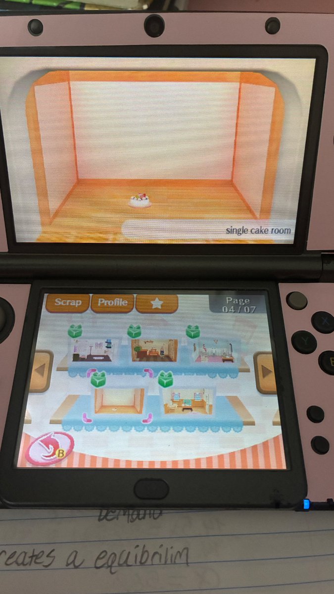 Tatinaloo's tweet photo. thanks to whoever streetpassed my 3ds on style savvy fashion forward with one singular cake https://t.co/j3nyFeifR7