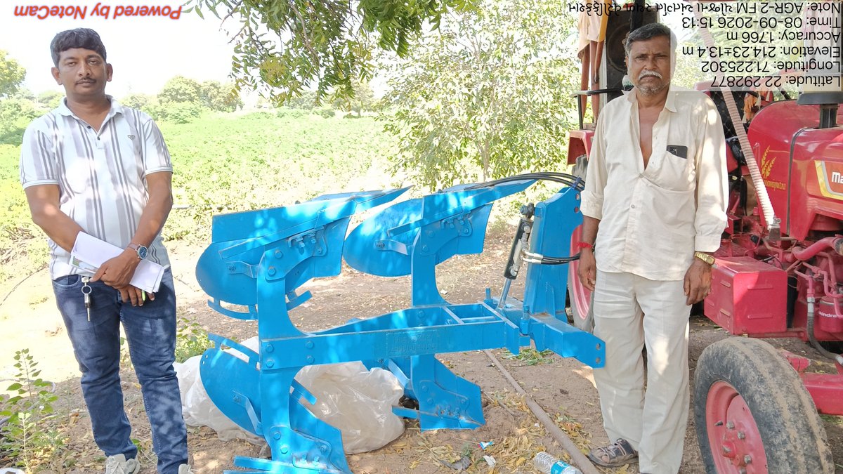 GSSANOSARA's tweet photo. AGR -2 FM યોજના અંતર્ગત રોટાવેટર અને પ્લાવ ઘટકનું સ્થળ વેરીફીકેશન કામગીરી હાથ ધરવામાં આવી.. https://t.co/ZHDMbytdcP