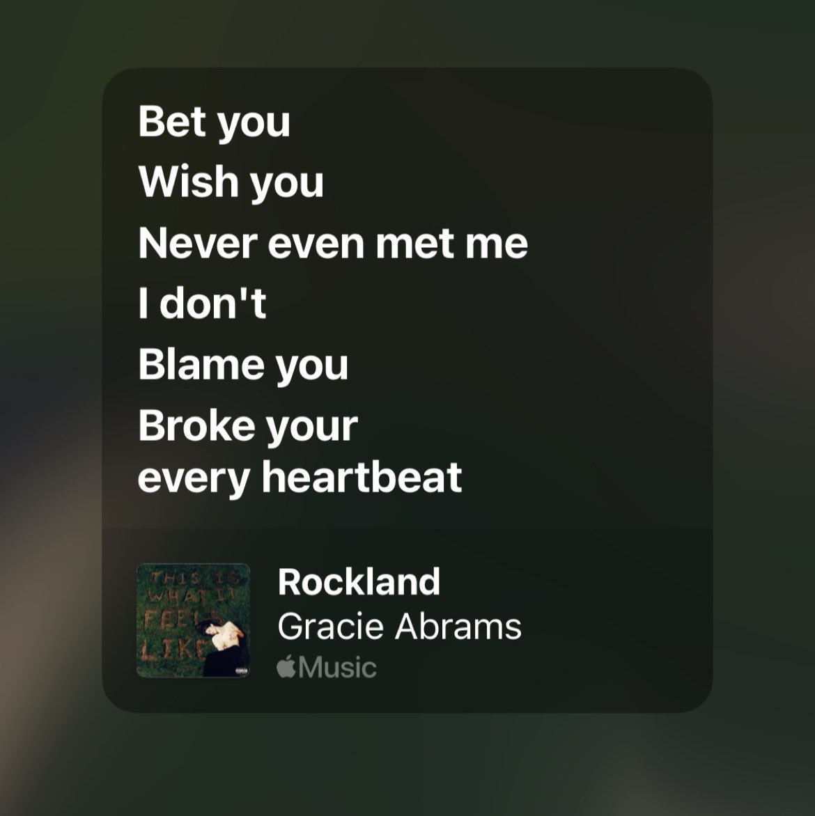 tehejenna's tweet photo. gracie abrams is for the girls who are the problem https://t.co/65aJdsknyL