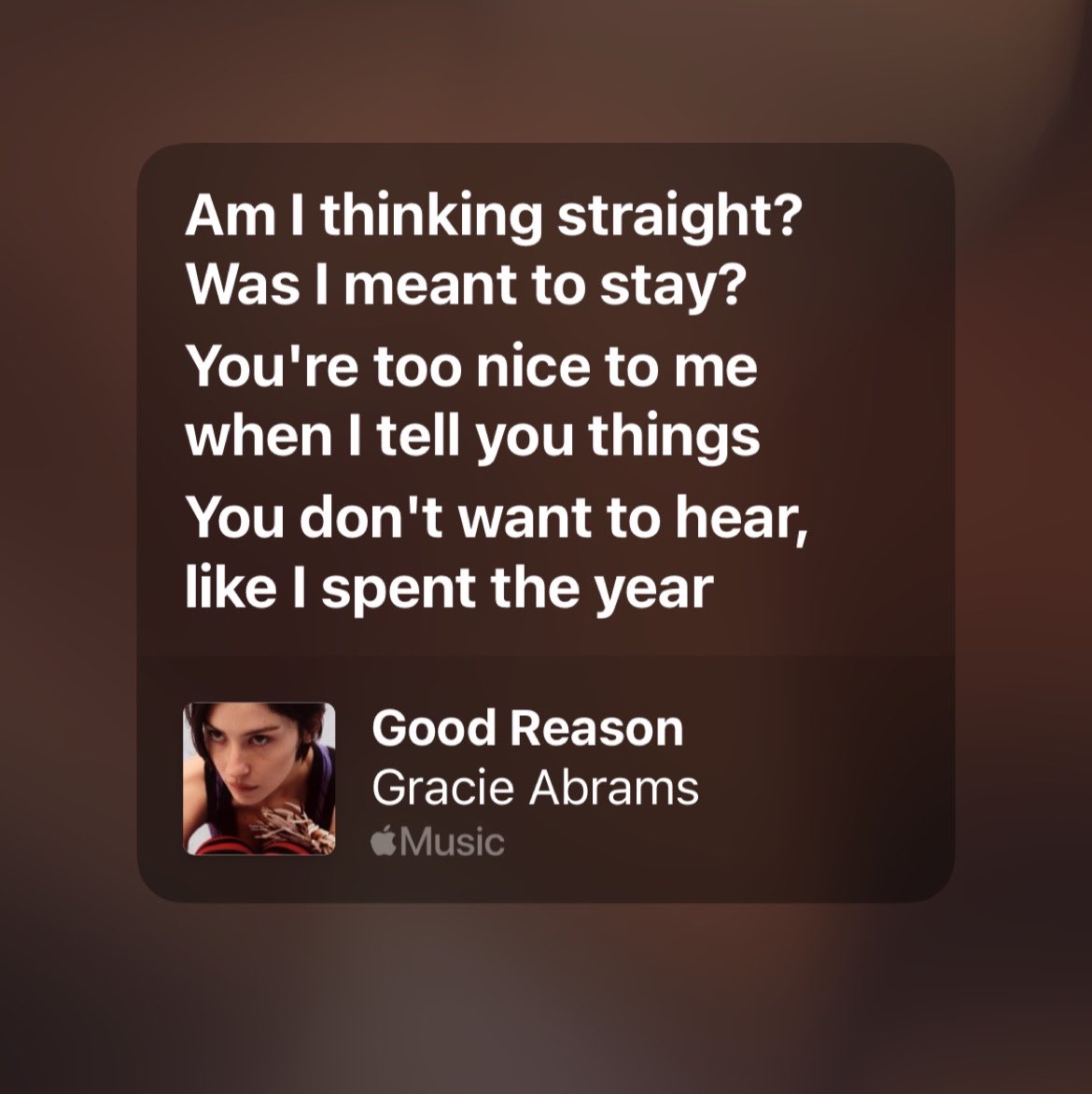 tehejenna's tweet photo. gracie abrams is for the girls who are the problem https://t.co/65aJdsknyL