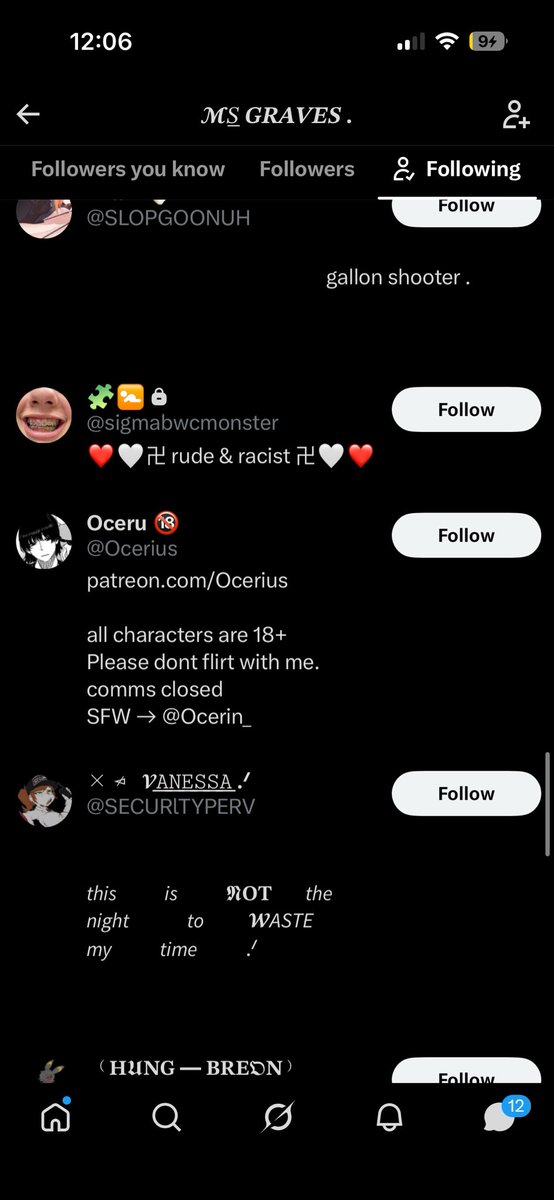 undeadwobble's tweet photo. I hate making posts like this but whatever. 

Both of these people knowingly follow irl minors and I even warned one of them about it . Proof will be in comments and I got 0 response. https://t.co/dVHL78t8xc