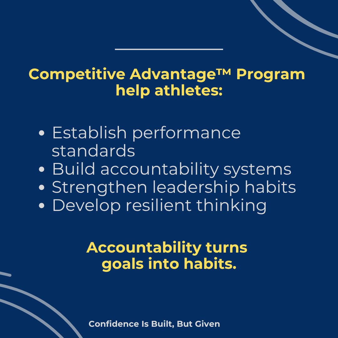 CoachJSommers's tweet photo. Goals set the direction. Accountability builds the habits. Athletes need systems that help them consistently follow through. https://t.co/EngqwxB7ld