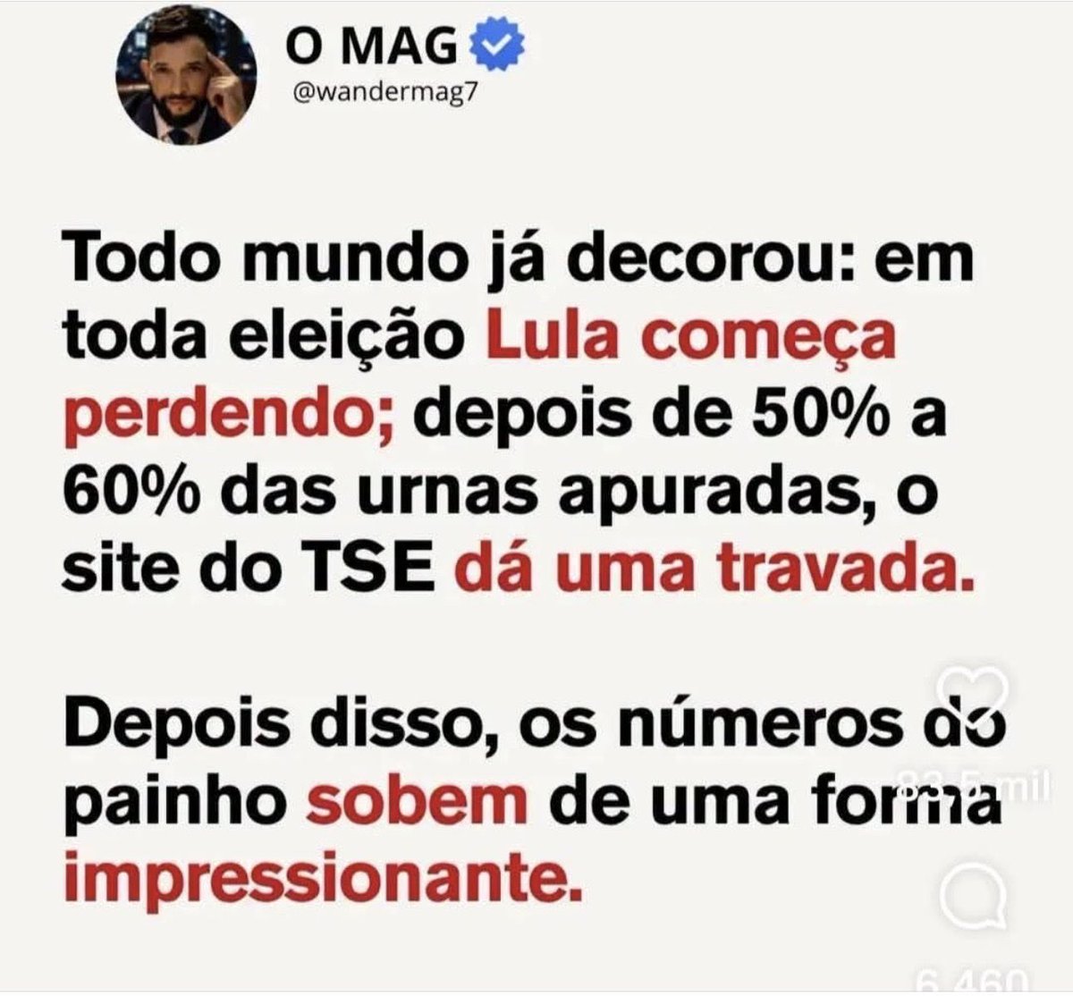 ladyladyas's tweet photo. Lula ia perder feio https://t.co/rCwggMo3IR