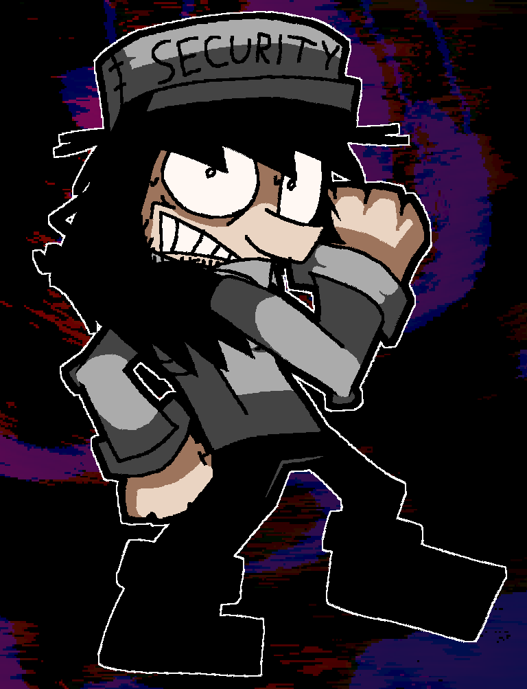 flopthegirl's tweet photo. I went and made them a proper portrait, so um. here's what Eden's portrait would look like if they were properly in the game!!!

#frickbears3 #frickguard #frickbearsoc #fivenightsatfrickbears3 https://t.co/lW0oPO8AwM