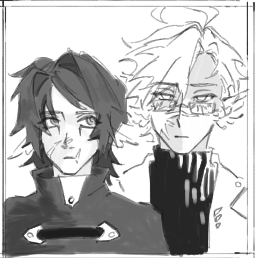 koucae's tweet photo. while for 🧨 it's more complicated, 🧨 sees his former mentor and the man who caused him suffering in someone else's face. there's no hostility and sinister feeling you'd get from older 👞's eyes, instead it's just curious big innocent eyes (even if my backstory hc for 👞 — https://t.co/vHxQppBcjS