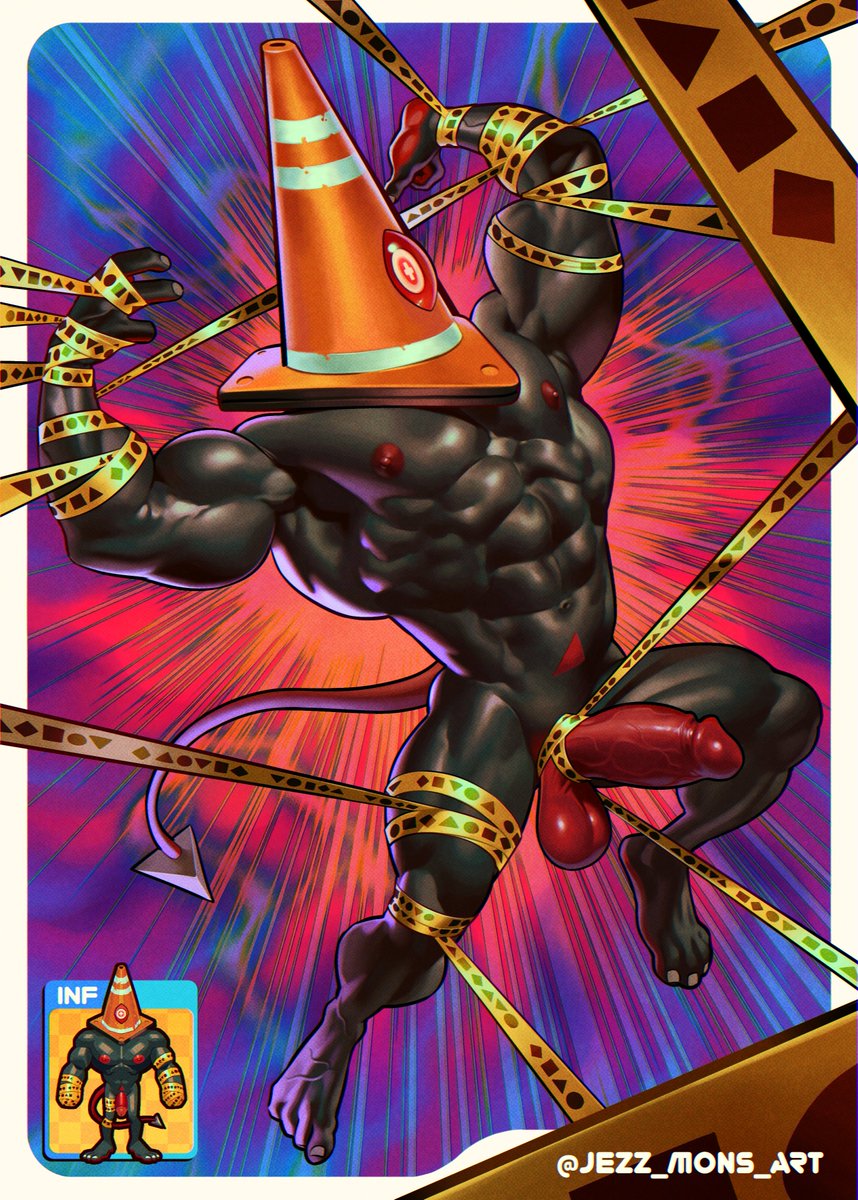 jezz_mons_art's tweet photo. CONE 🔺️ Oc

#baraart #nsfw #illustration‌‌ https://t.co/WungxT4zvd