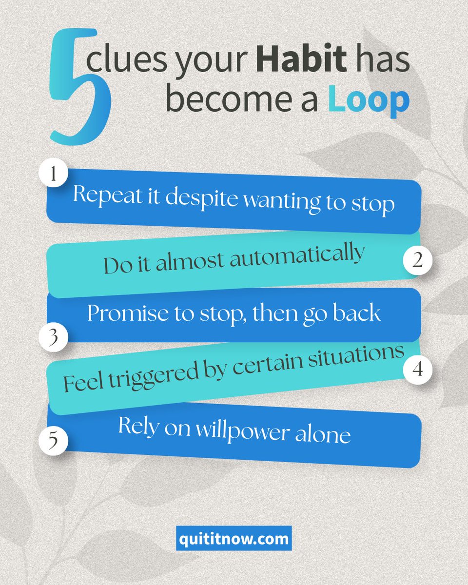 DoctorRosenberg's tweet photo. 🧠 You want to stop. You really do.

But somehow, you keep doing it.

If the same habit keeps showing up despite your best intentions, there may be more behind it than willpower.

Recognizing the pattern is an important first step toward changing it. https://t.co/3bGNb0aAjR
