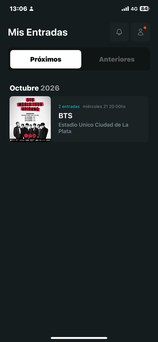 roro97jey's tweet photo. holaaa! vendo una entrada para el show de bts en la plata, cabecera norte el 21 de octubre 🫶🏻🥲

#vendoentrada #BTS_WORLDTOUR_ARİRANG #btscomproentrada 
#vendo #BTS_ARİRANG #btsargentina https://t.co/9BNkeLlJUS