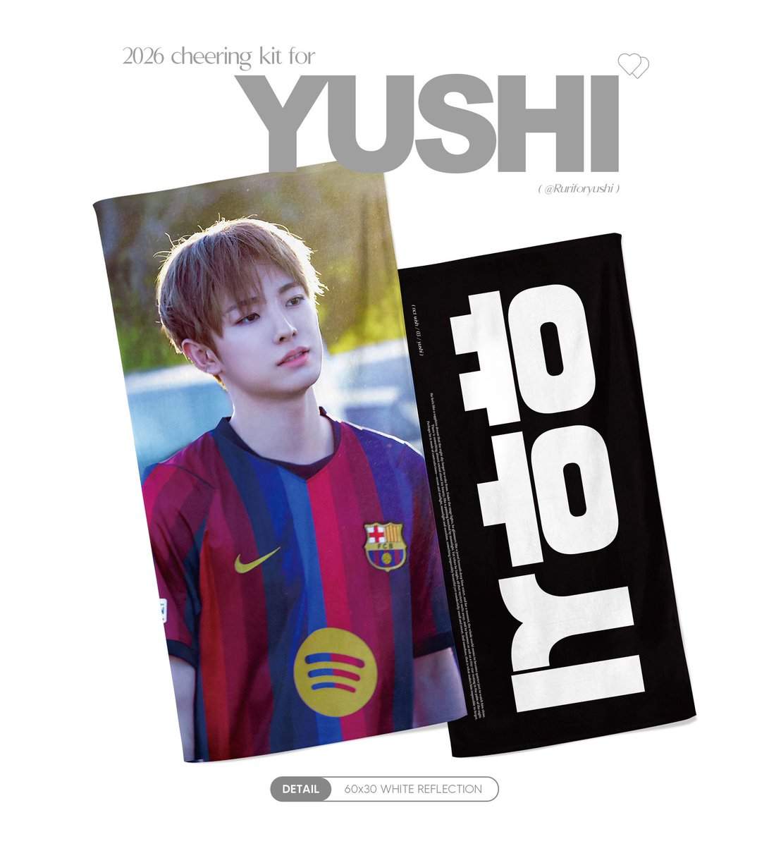 Ruriforyushi's tweet photo. ✨

2026 Cheering kit for YUSHI

• 국내배송 &amp; I SPY YOU 쇼케이스 현장수령
https://t.co/WLZv5d4LJM

• G.O -> DM

#RT 추첨 1분께 슬로건을 드립니다

#유우시 #YUSHI #ユウシ #NCTWISH https://t.co/1rPab78qyu