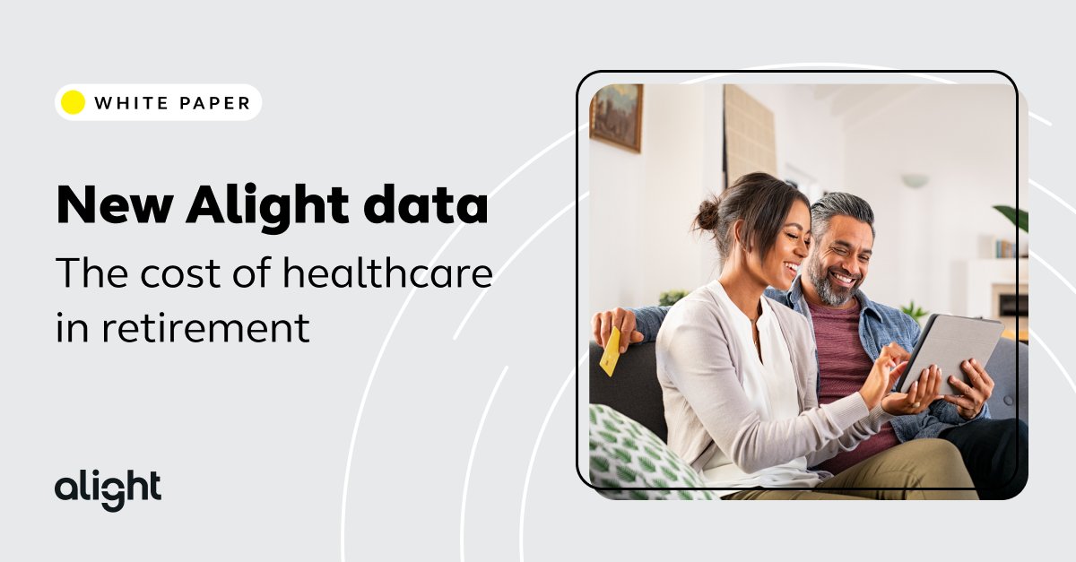 AlightSolutions's tweet photo. How much should Americans expect to spend on healthcare in retirement?

Alight's latest analysis found a 65-year-old retiring in 2026 may need about $150K for healthcare, with costs ranging from $55K-$420K.

Read more in our latest white paper 👉 https://t.co/Ww1v850c2R https://t.co/4dbOJyjWA4