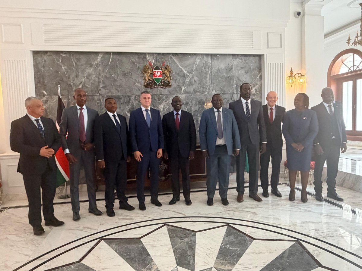 WitoldBanka's tweet photo. Very pleased to meet H.E. President William Ruto during my visit to Kenya. Kenya is rightly proud to be the Home of Champions — and protecting that legacy means ensuring it is also a home of clean sport. We had a constructive discussion on the need for a strong culture of clean sport and a determined approach to preventing and fighting doping. The commitment is clear, and it now needs to be matched by sustained action. Thank you, Mr President, for the warm welcome and valuable exchange @wada_ama @ADAKKENYA .