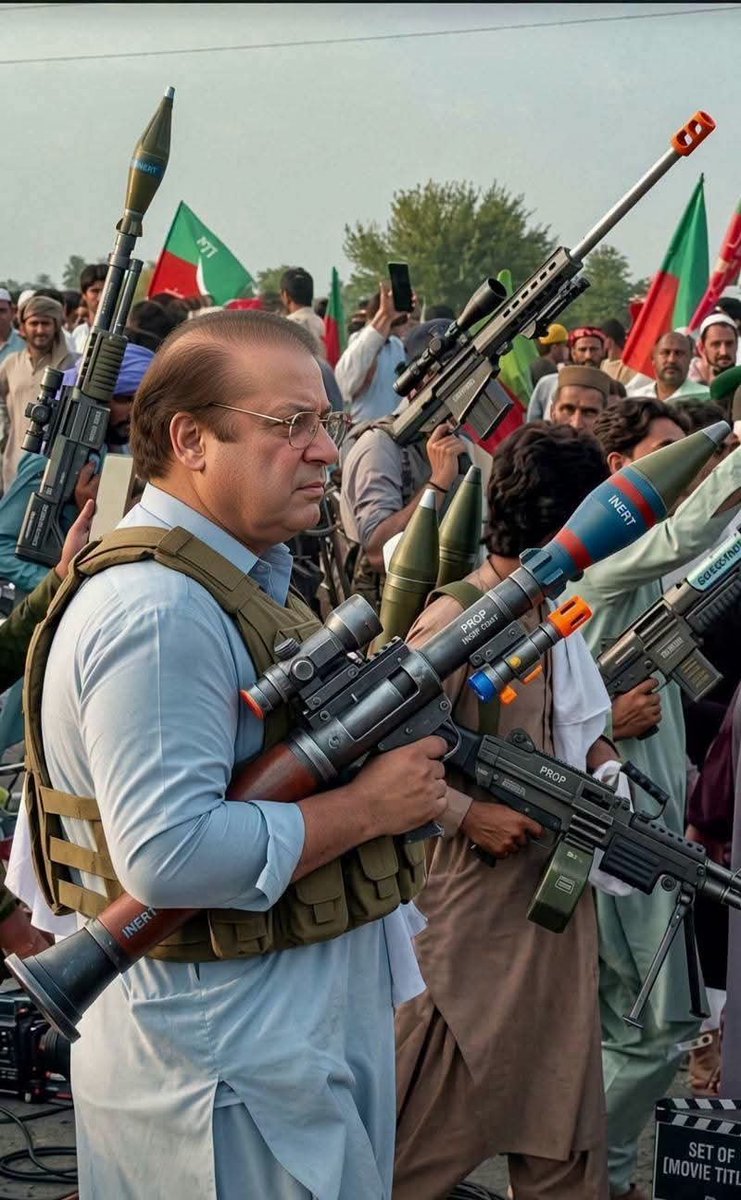TariqRa42429072's tweet photo. نون لیگ کے رہنماؤں اور اسٹیبلشمنٹ کے کنٹرولڈ شدہ صحافیوں کی جانب سے تحریک انصاف کے کارکنوں کی اسلحے کے ساتھ سستی اے آئی فوٹو بنا کر سوشل میڈیا پر لگانے پر عوام کا جوابی ردعمل۔ https://t.co/0Ui7oG7mGS